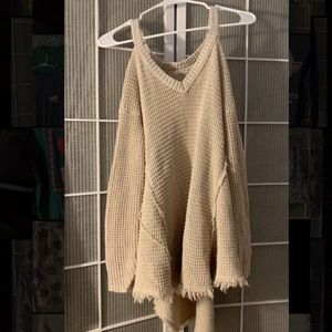 KNIT CREAM SWEATER 🔥 AERI
